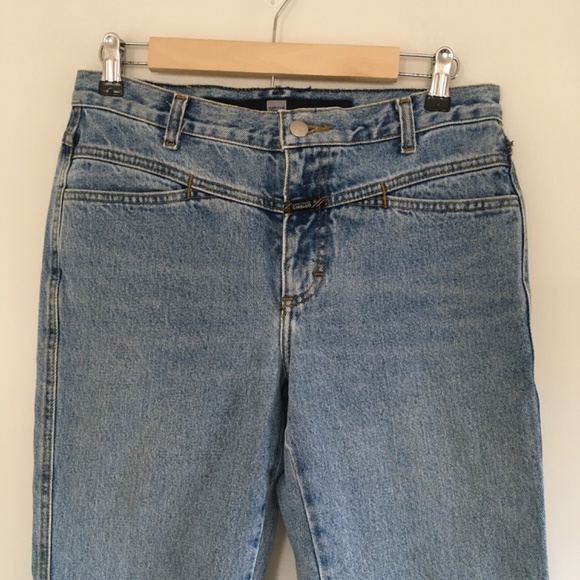 VTG Marithe Francois Girbaud Womens Blue Denim Jeans Sz 29x30 Y2K Mom - Picture 2 of 15